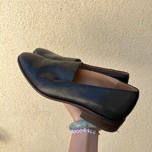 madewell leather loafers